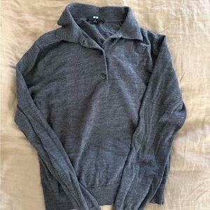 Uniqlo Merino Wool polo sweater